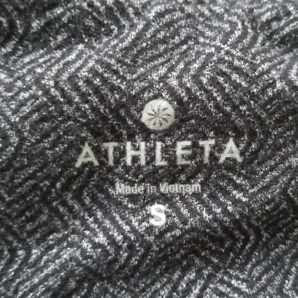 Athleta | Gray Geometric Swirl Chatarunga Tights S - Picture 7 of 7